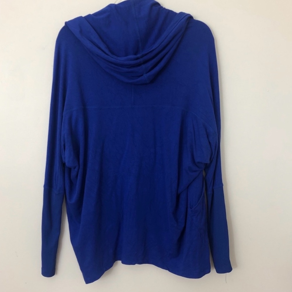 Pure Barre Norma cardigan with hood